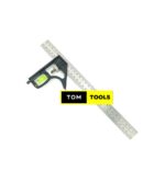 12 inch 300mm Stainless Steel Combination Square with Built-In Spirit Level
