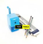 12PCS 2B Pencils and Semi Automatic Rotary Pencil Sharpener