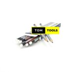 12PCS 2B Triangular Pencils with Non-marking Dustless Eraser