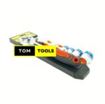 12PCS CR-V Box Spanner Wrench Set with Ratchet Handle 5 inch Extension