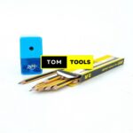12PCS HB Pencils and Semi Automatic Rotary Pencil Sharpener