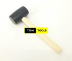 12oz 340g Rubber Mallet Soft Hammer with Wooden Handle