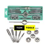 12pcs M6 to M12 Tap and Die Set with Wrench Handle