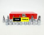 16PCS Torx Bits and E Socket Set