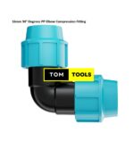 16mm 90° Degrees PP Elbow Compression Fitting