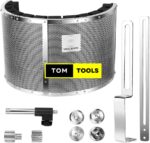19 Inch Studio Mic Isolation Acoustic Enclosure Mic Shield Vocal Booth