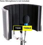 19 Inch Studio Mic Isolation Acoustic Enclosure Mic Shield Vocal Booth