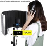 19 Inch Studio Mic Isolation Acoustic Enclosure Mic Shield Vocal Booth