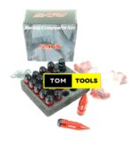 20PCS Nissan 80mm Steel Spike Lug Nuts with Socket Key 12×1.25mm