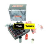 20PCS Nissan 80mm Steel Spike Lug Nuts with Socket Key 12×1.25mm