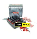 20PCS Nissan 80mm Steel Spike Lug Nuts with Socket Key 12×1.25mm