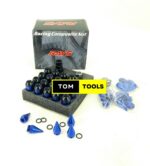 20PCS Toyota 80mm Steel Spike Lug Nuts with Socket Key 12×1.5mm