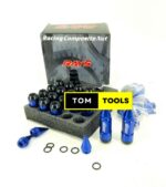 20PCS Toyota 80mm Steel Spike Lug Nuts with Socket Key 12×1.5mm