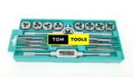 20pcs M3-M12 25mm Alloy Steel Tap and Die Set