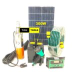24V Complete Deep Well Pump Solar Irrigation Kit with Battery