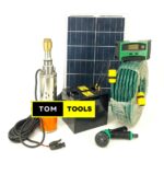 24V Complete Deep Well Pump Solar Irrigation Kit with Battery