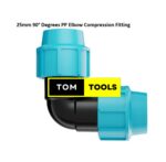 94PCS 25mm 90° Degrees PP Elbow Compression Fitting