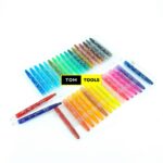 36 Colors Twistable Crayons in Lockable Container