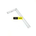 400mm 14 inch Aluminum Square Right Angle Double Scale Ruler with Spirit Level