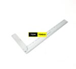 400mm 14 inch Aluminum Square Right Angle Double Scale Ruler with Spirit Level