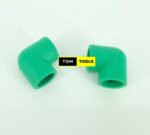 2PCS 40mm PPR Elbow Pipe Connector