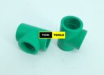 2PCS 40mm PPR Tee Pipe Connector