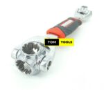 48 in 1 Multifunction Dog Bone Rotating 8 Socket Spanner Wrench