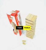 54PCS Jenga Puzzle Game with Real Wood Pieces