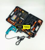 60PCS Makita HP1630 Impact Hammer Drill Tool Kit