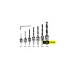 7PCS Countersink Drill Bit Set