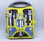 7PCS Flexible Head Ratchet Combination Spanner Set