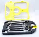7PCS Flexible Head Ratchet Combination Spanner Set