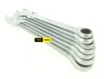 7PCS XXL Chrome Vanadium Ratchet Combination Spanner Wrench Set