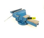 8 inch Bench Vise Bench Vice Clamp with Non Swivel Fixed Base