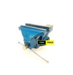 8 inch Bench Vise Bench Vice Clamp with Non Swivel Fixed Base