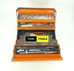 85PCS Complete Tool Set With Cantilever Metal Toolbox