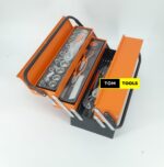 85PCS Complete Tool Set With Cantilever Metal Toolbox