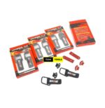 8PCS RALLIART Branded Large Quick Release Car Bumper Clips Hasps