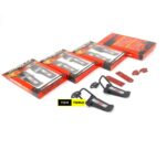 8PCS RALLIART Branded Large Quick Release Car Bumper Clips Hasps