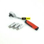 8mm, 12mm, 14mm ½ inch Dr. Allen Key Hex Bit Sockets with Ratchet Handle