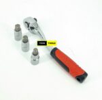8mm, 12mm, 14mm ½ inch Dr. Allen Key Hex Bit Sockets with Ratchet Handle