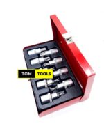 9PCS Half Inch 1/2″ Torx Bit Set in Metallic Case