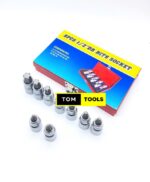 9PCS Half Inch 1/2″ Torx Bit Set in Metallic Case