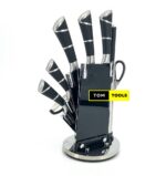 9PCS Kitchen Knife Set Unique Germany Stainless Steel Knives