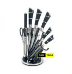 9PCS Kitchen Knife Set Unique Germany Stainless Steel Knives
