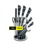 9PCS Kitchen Knife Set Unique Germany Stainless Steel Knives