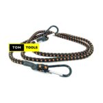 10mm x 1.5m Heavy Duty Mini Bungee Cord with Carabiners