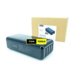 50000mAh Powerbank 4 Cables 4 Inputs 7 High-Capacity Power Bank with LED Flashlight