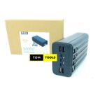 50000mAh Powerbank 4 Cables 4 Inputs 7 High-Capacity Power Bank with LED Flashlight