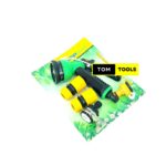 5PCS High Pressure Garden Hose Water Sprayer Spout with Connectors